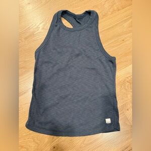 Vuori Sunrise High Neck Tank- Azure blue color size small